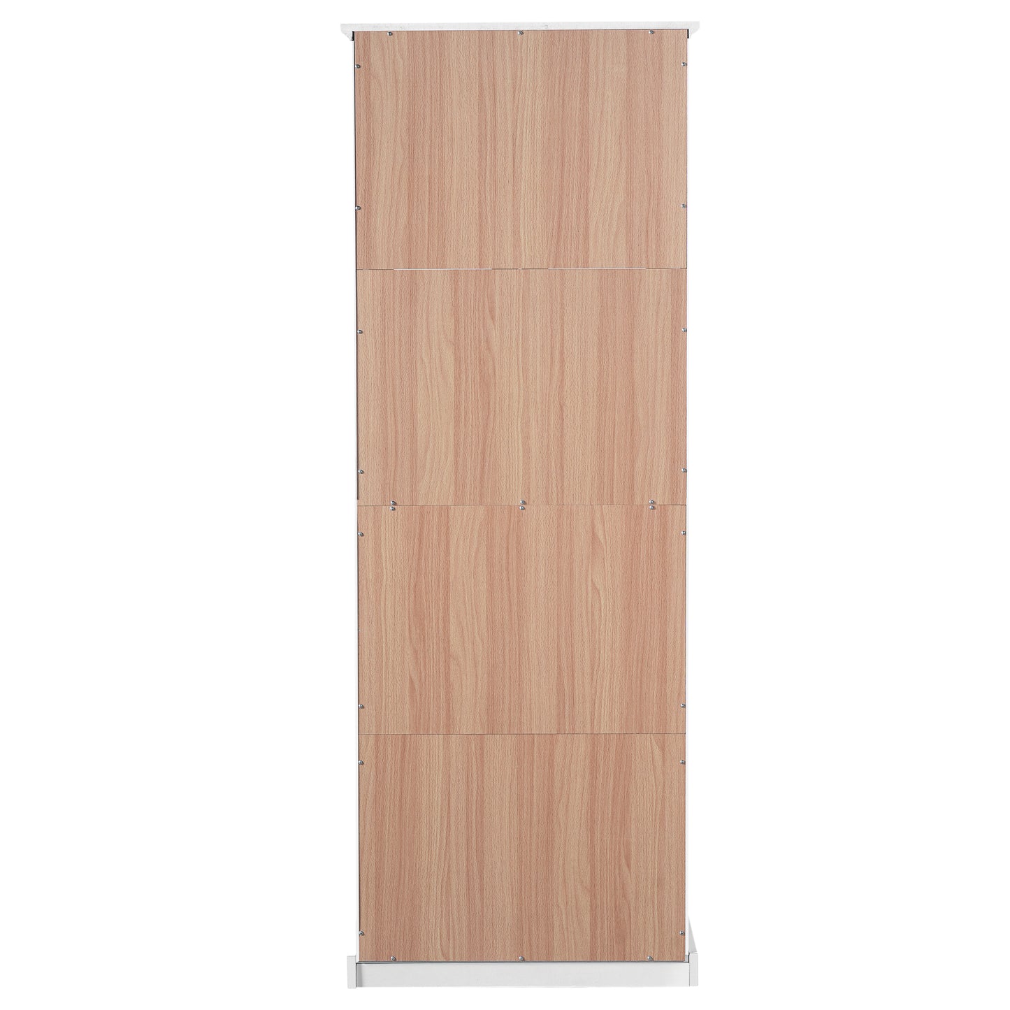 67.2" Tall Bathroom Storage Cabinet with Tempered Glass Doors, Adjustable Shelves & Drawer – Modern Freestanding Linen Tower, Soft-Close Design