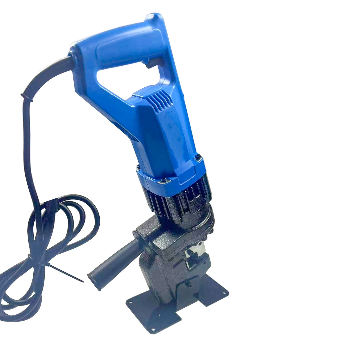 Hydraulic Hole Puncher Electric Knockout Punching Tool 1300W 110V with 5 Dies Φ 1/4” 3/8” 1/2” 11/16” 4/5”